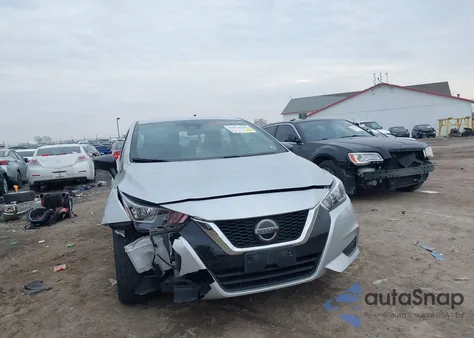 2020 Nissan Versa S Xtronic Cvt z USA, uszkodzony, nr VIN 3N1CN8DV6LL843214
